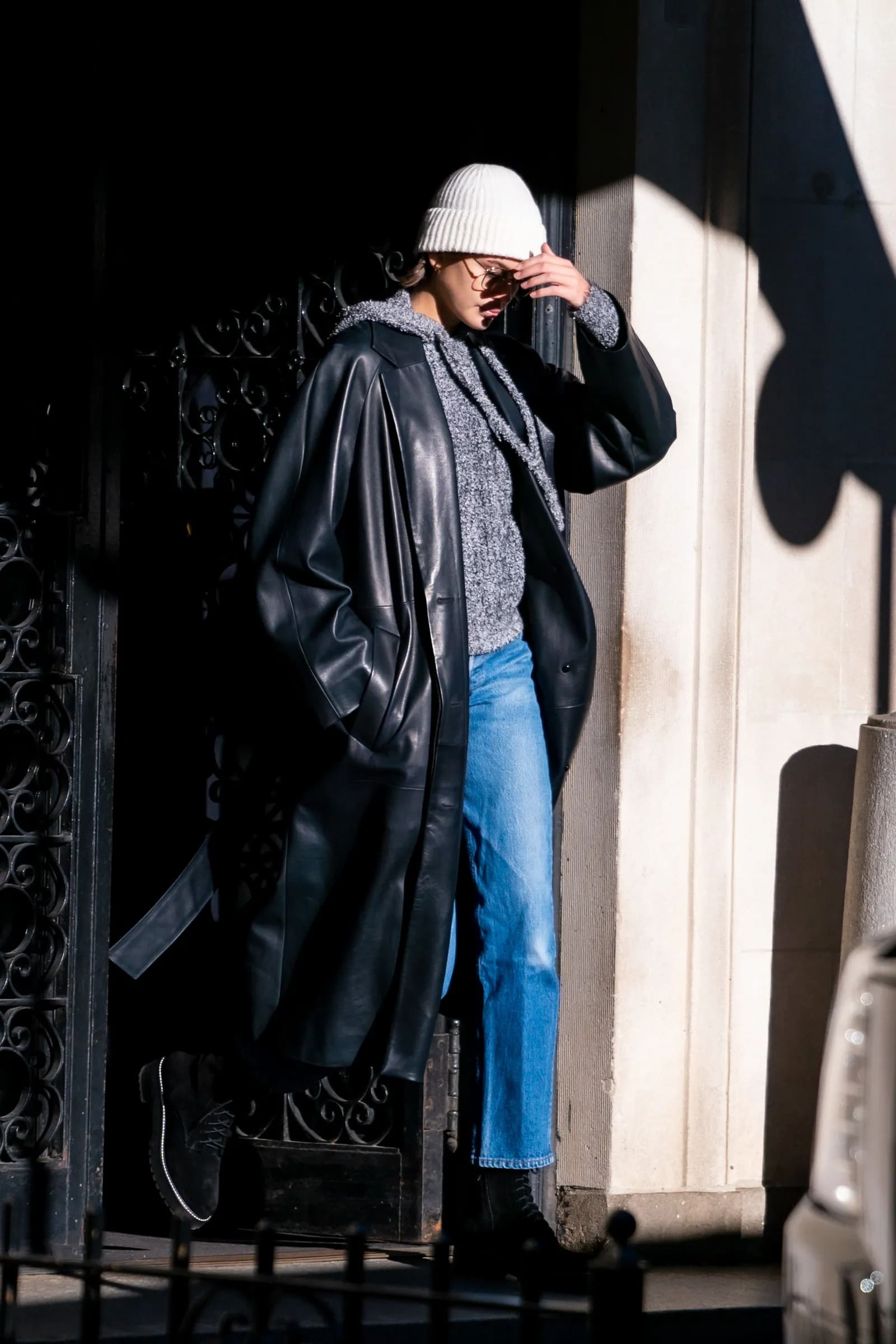 Leather jacket editorial