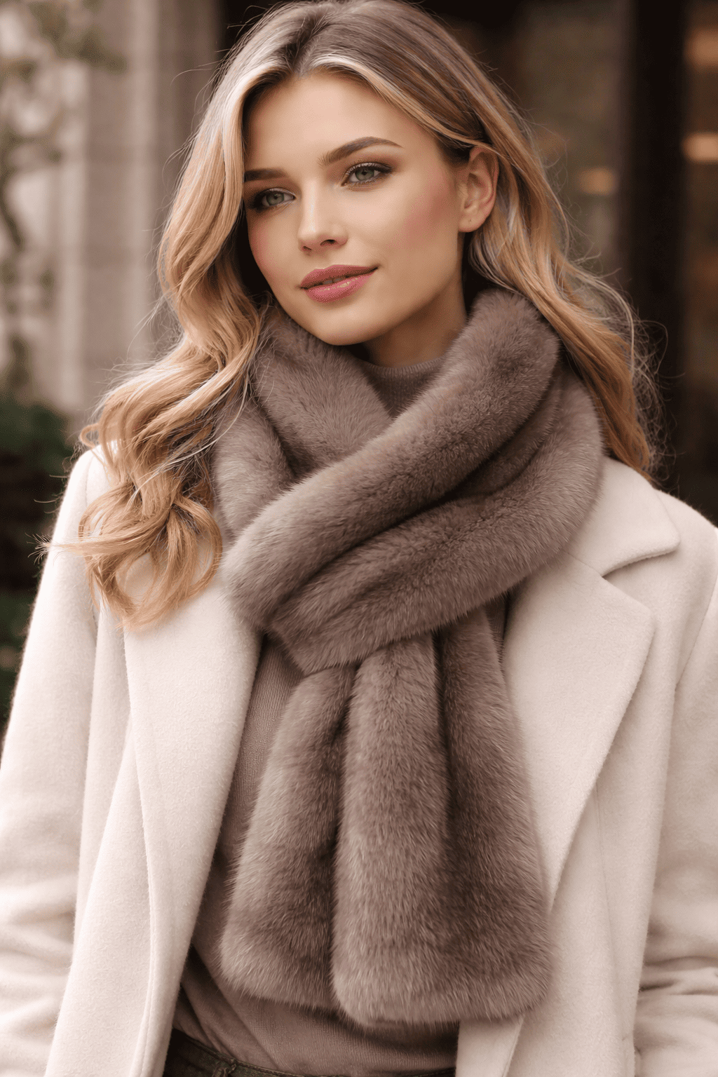 Mink Fur Scarf
