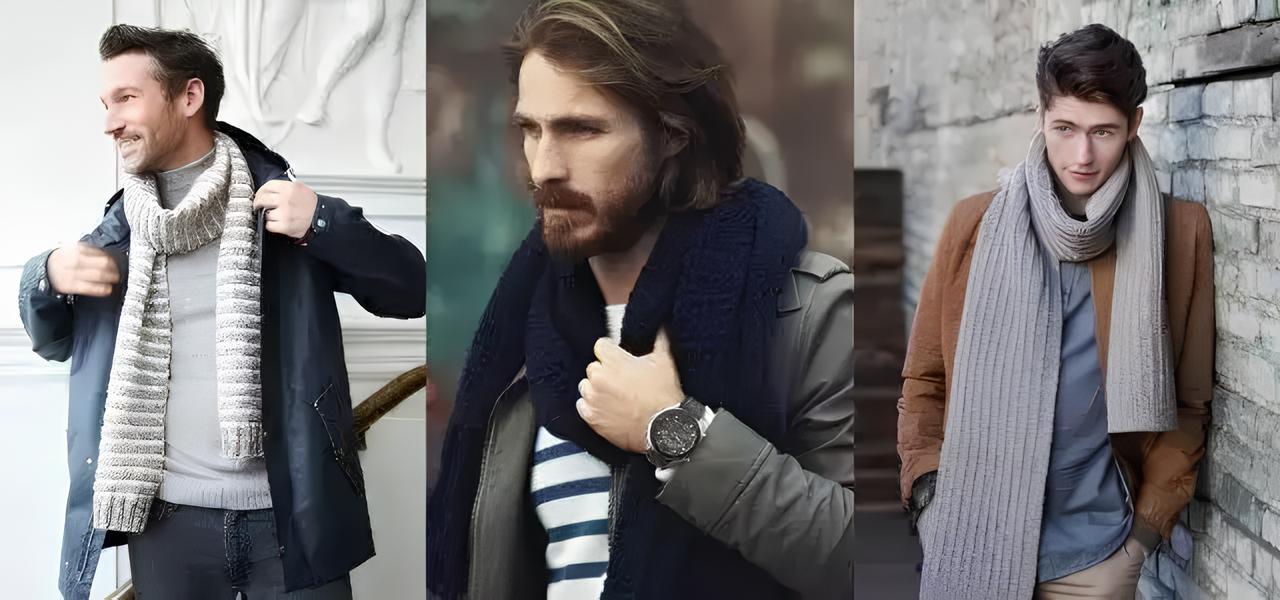 Clean Contrast Scarf